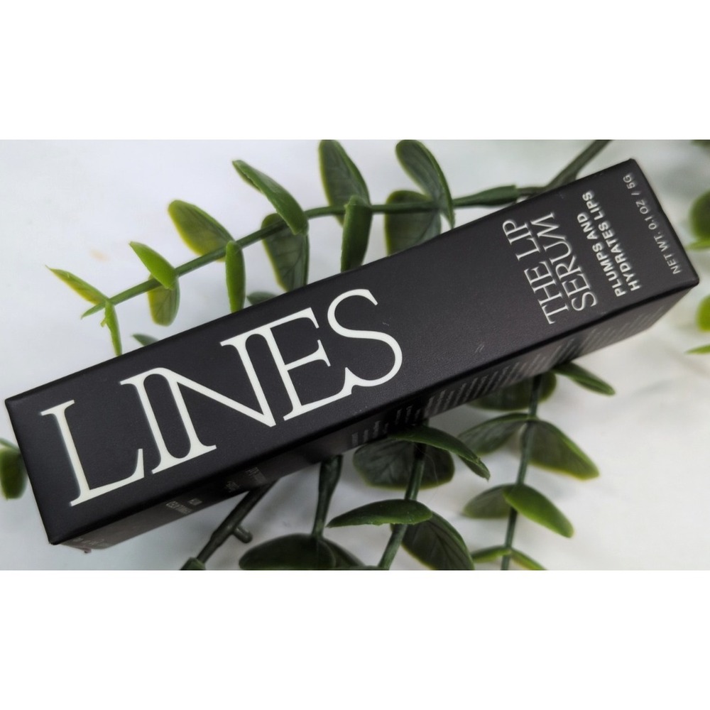 NEW IN BOX🥰Lines The Lip Serum Plum Hydrate .1oz/5g Peptides Hyaluaronic Acid